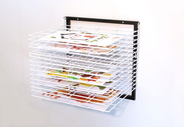 Wall mounted art drying rack online
